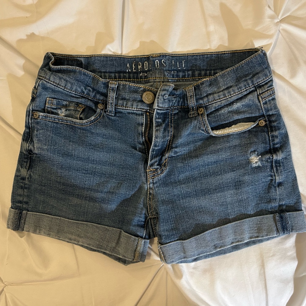 Aeropostale Blue Jean Shorts Sz 00